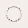 Sterling Silver Vintage Beaded Bracelet