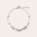 Sterling Silver Beaded Chain Bracelet