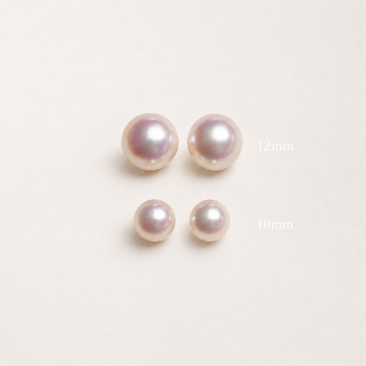 Aurore Pink Pearl Stud Earrings