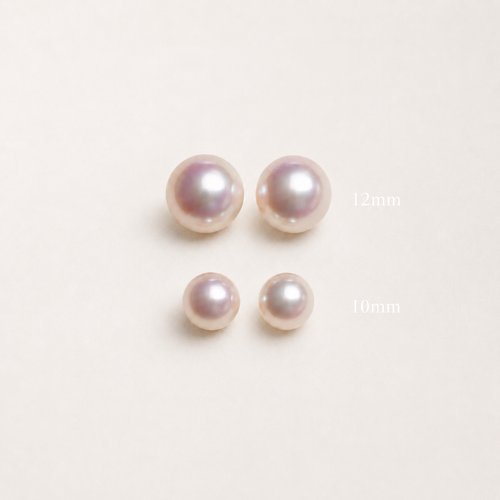 Aurore Pink Pearl Stud Earrings