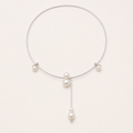 Colette Floating Pearl Collar Necklace