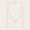 Delphine Cascading Pearl Tassel Necklace